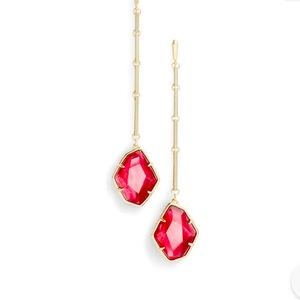 Kendra Scott Charmain Drop earrings in berry